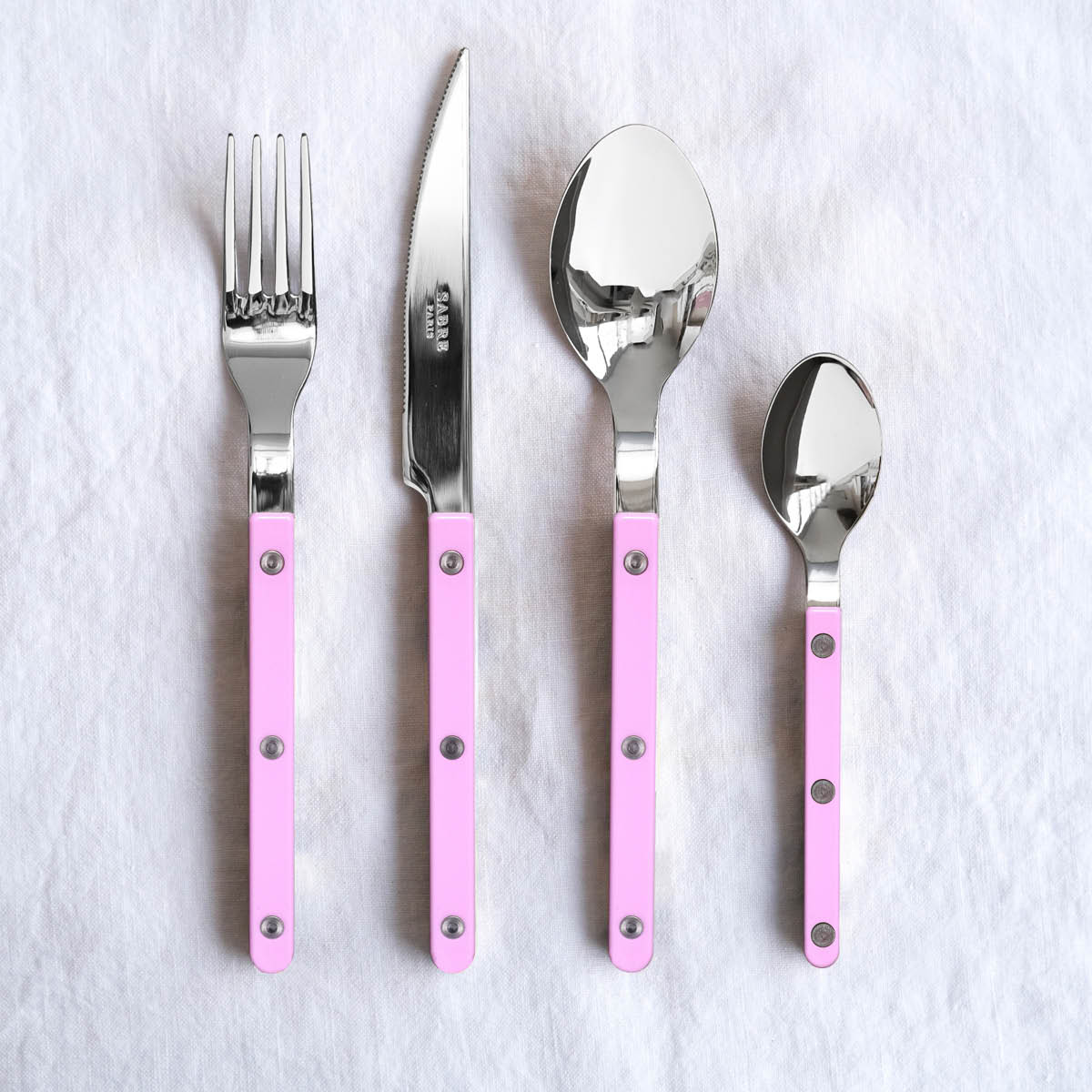Sabre Bistrot ruokailuvälinesarja 24 kpl Pink