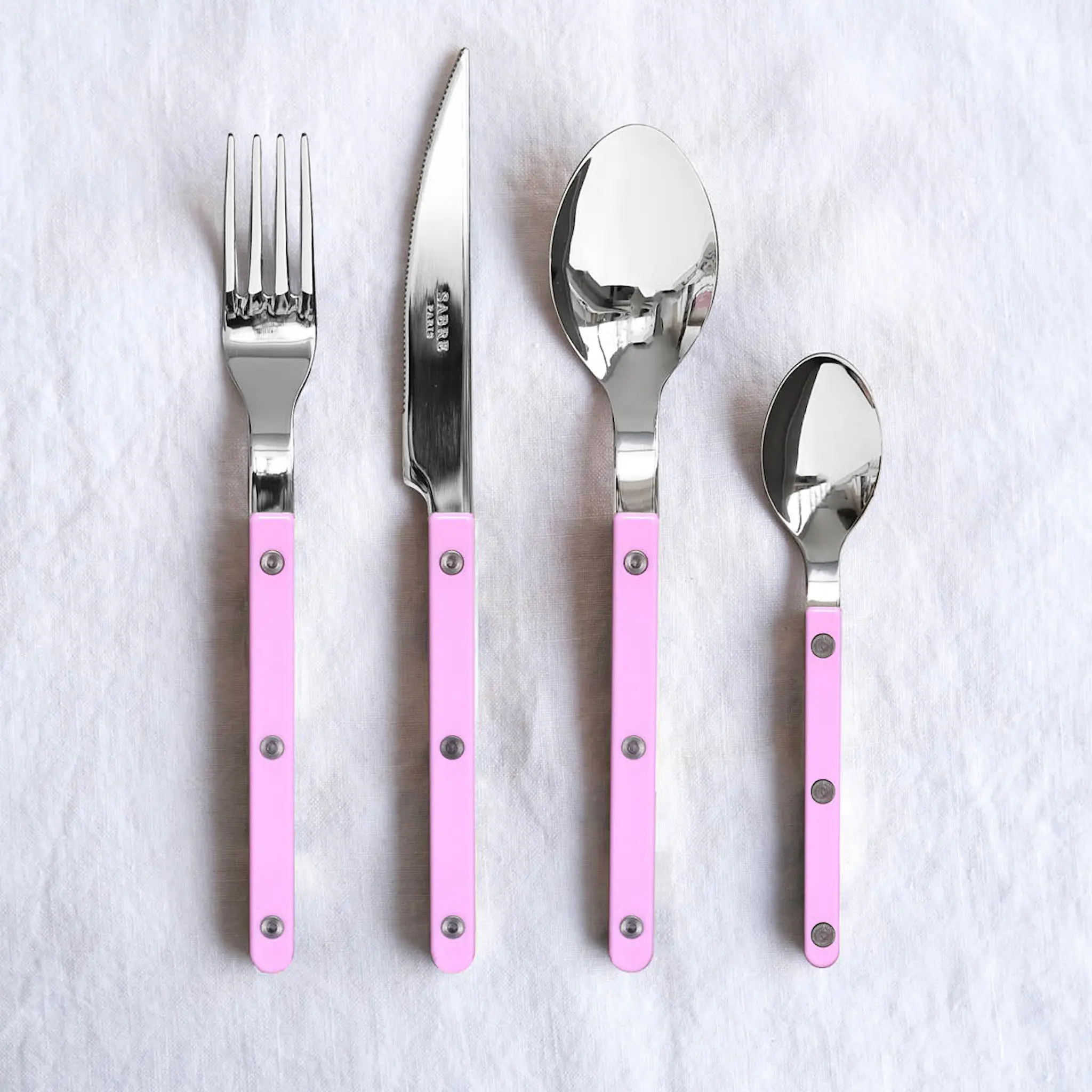 Sabre Bistrot ruokailuvälinesarja 24 kpl Pink