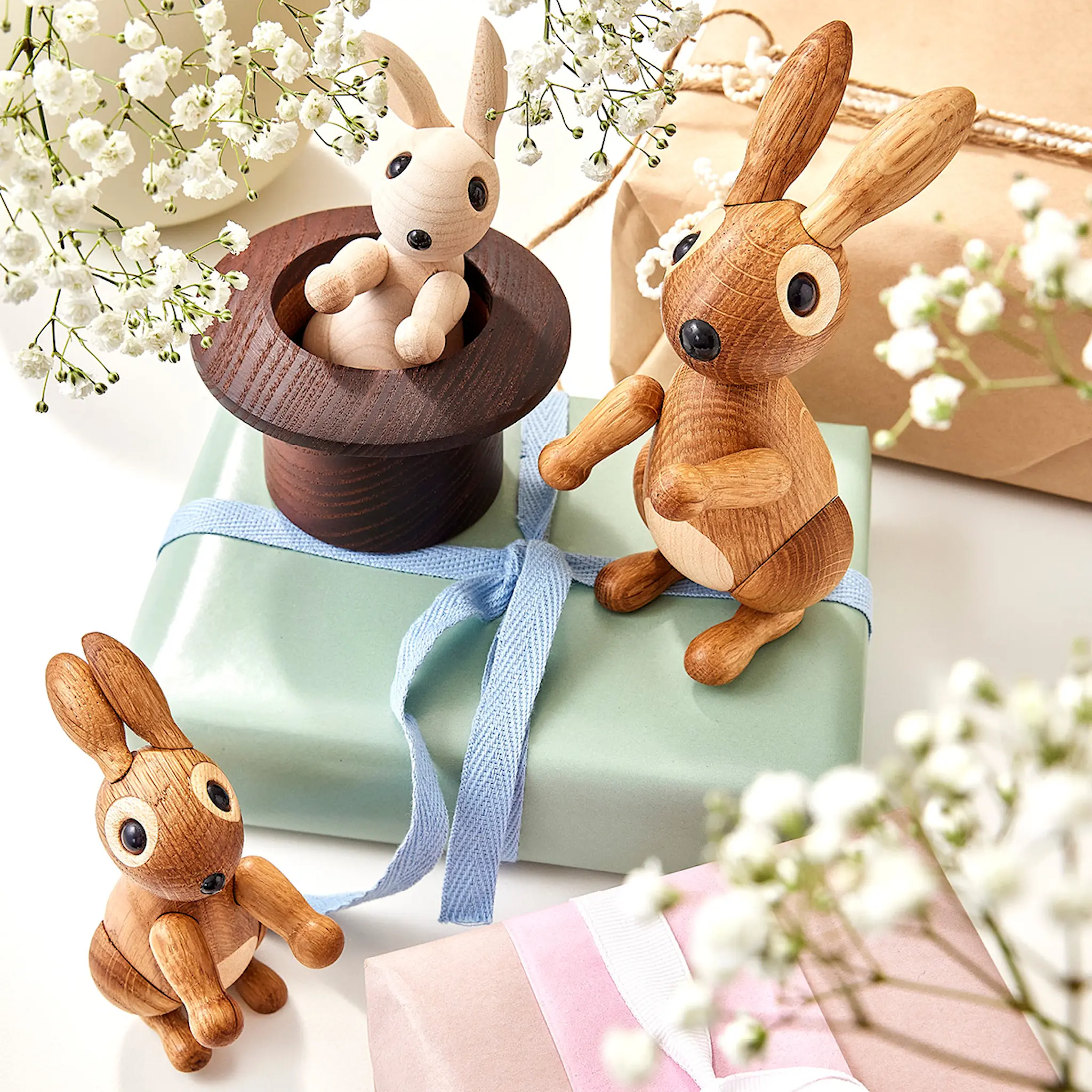 Spring Copenhagen The Magic Hat Puufiguuri Kani 9,5 cm Vaahtera