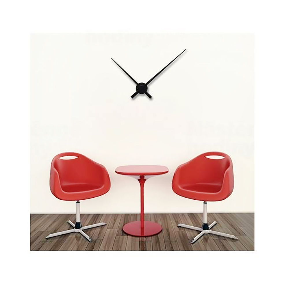 NeXtime Hands veggklokke 70 cm svart