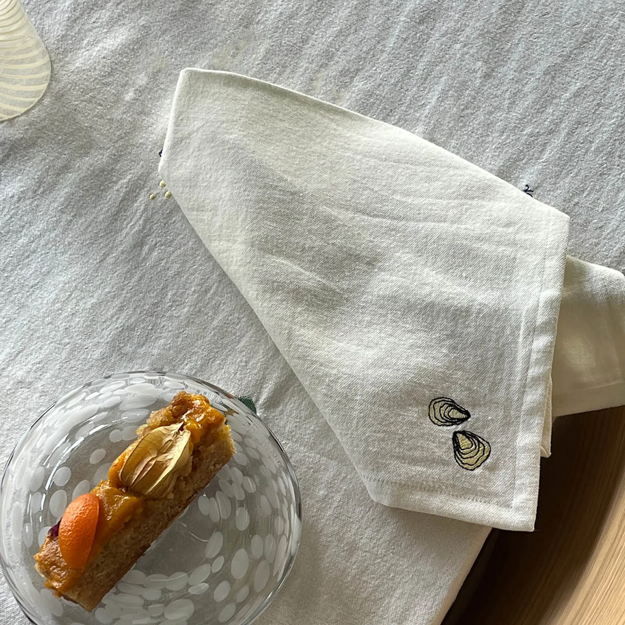 OYOY New Year Servetti 45x45 cm 4 kpl Offwhite