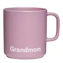 Favourite Mugg med öra GRANDMOM 25 cl Lavendel
