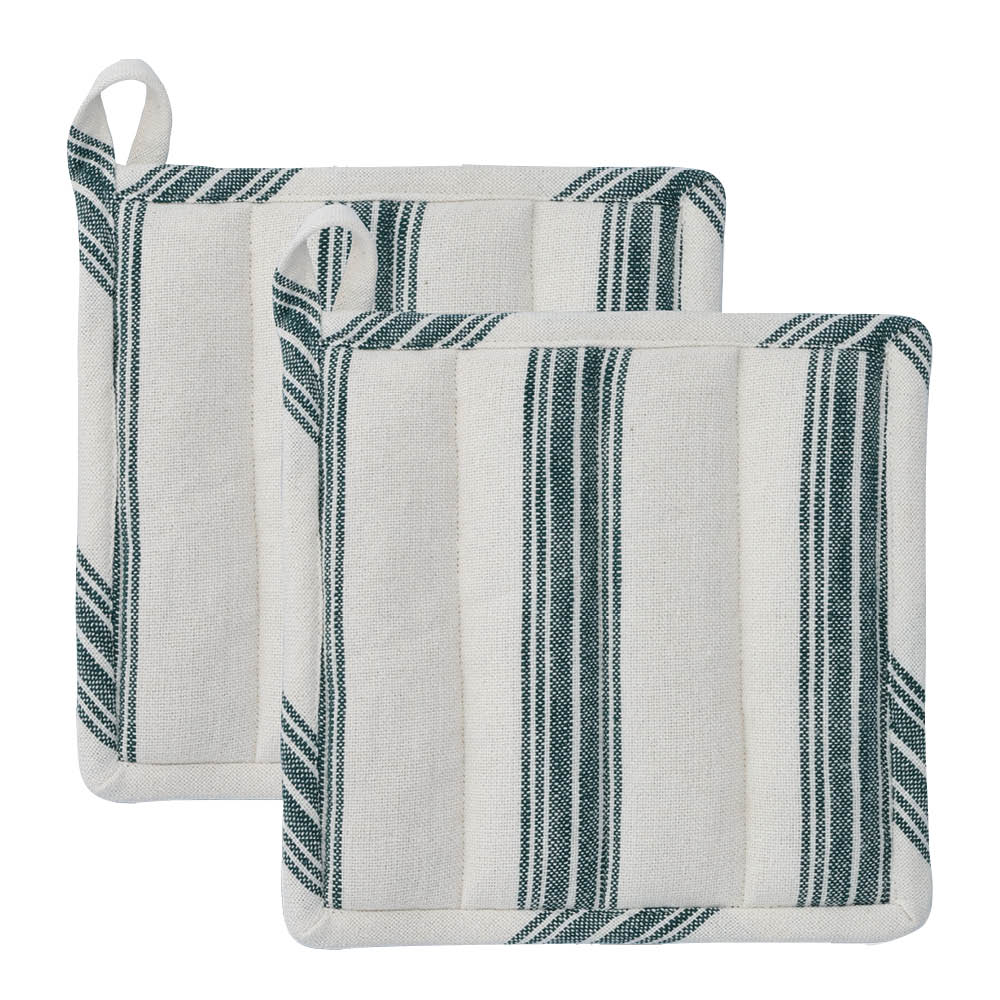 Rosendahl Garn Patalappu 22x22 cm 2 kpl Tummanvihreä