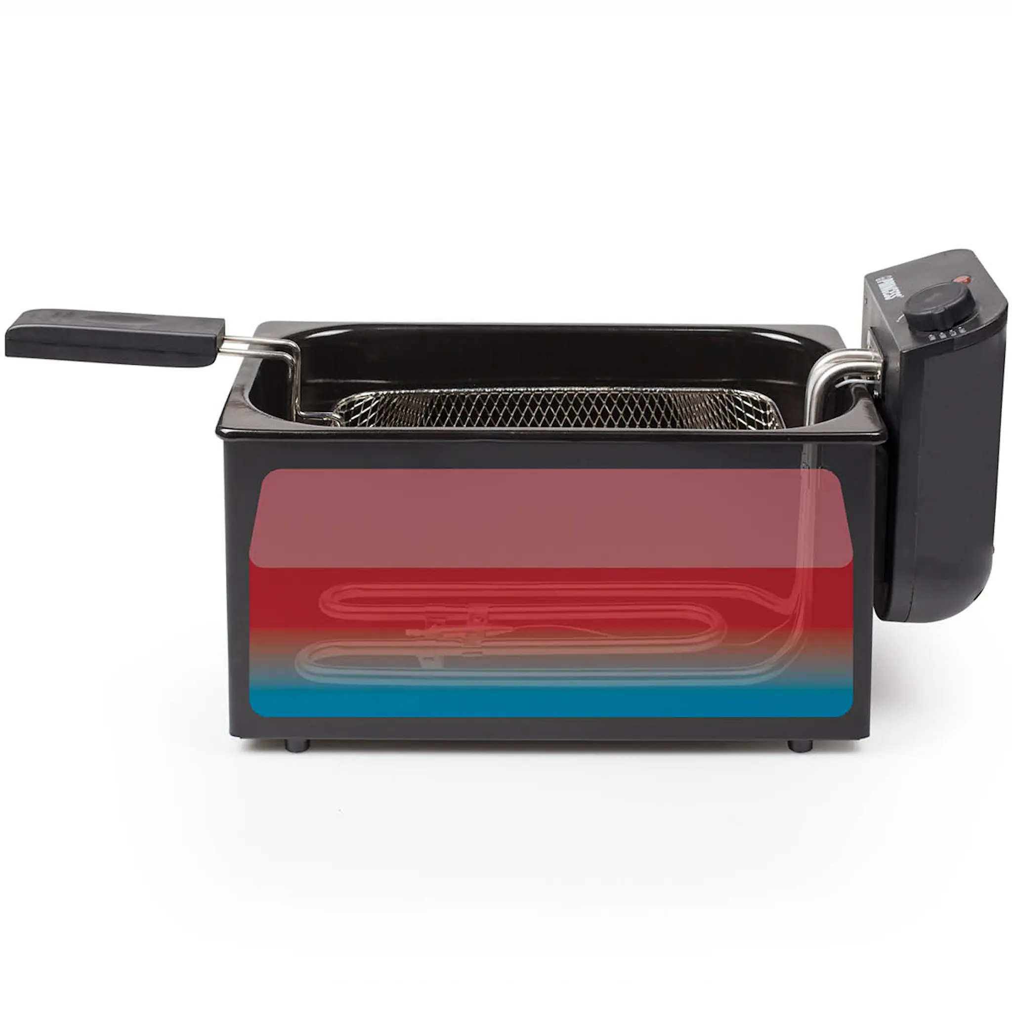 PRINCESS Fritös 182727 3L 2000W svart rostfritt stål