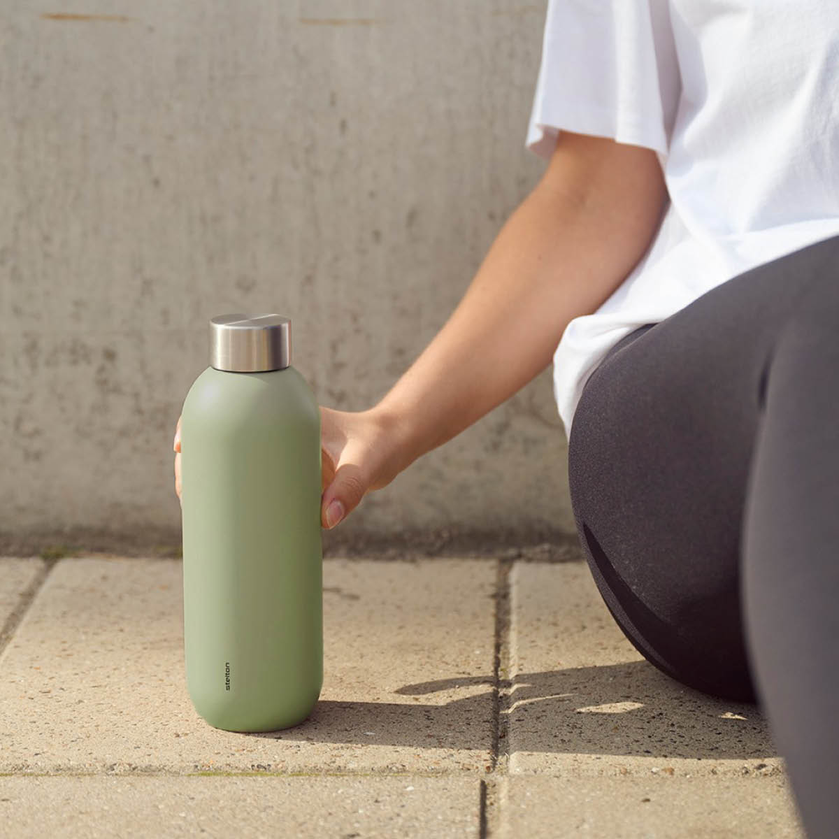 Stelton Keep Cool Termospullo 0,6 L Soft Fern Green