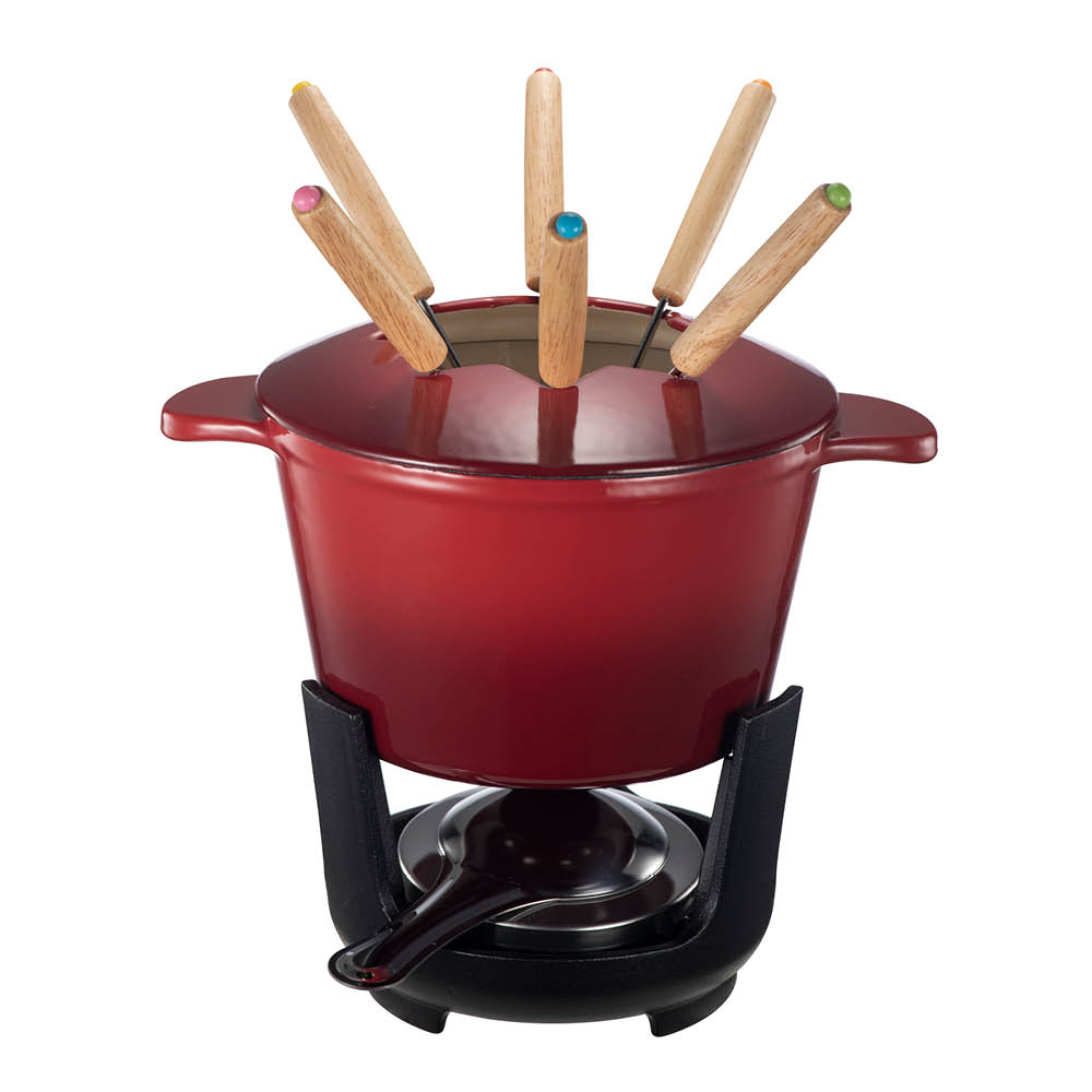 Anders Petter Stenfors fondue set 1,53 L röd/multi