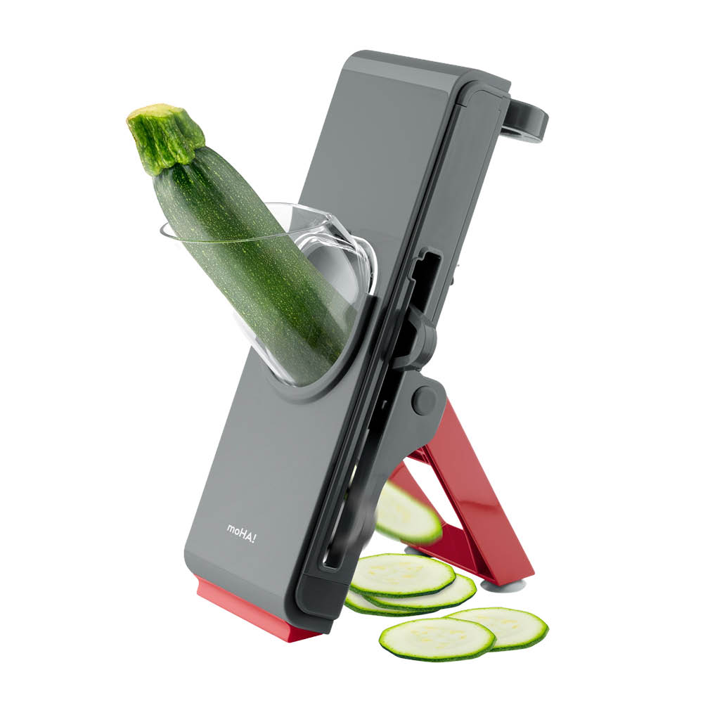 moHA! Vertico vertikal grönsaksskärare grå