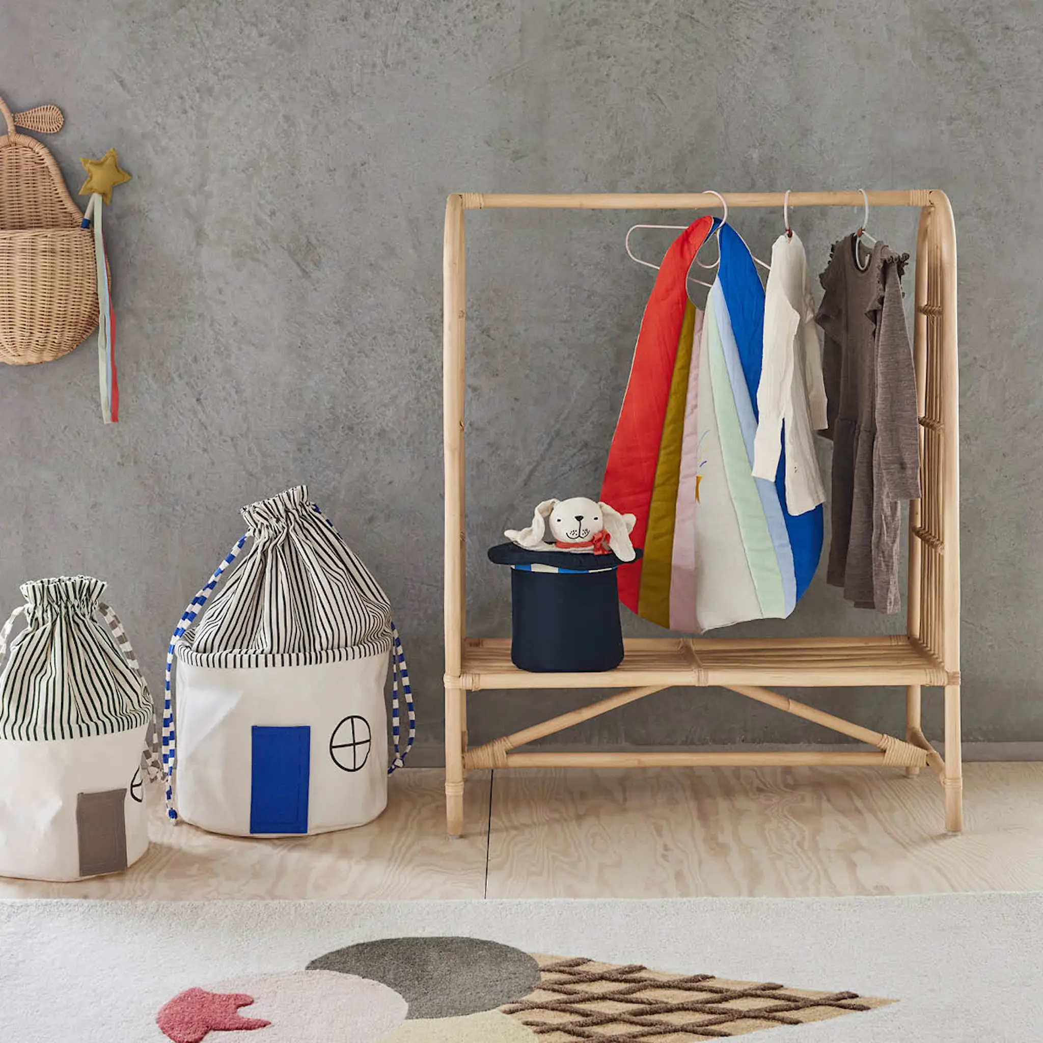 OYOY Koya förvaringskorg 26x40 cm Clay