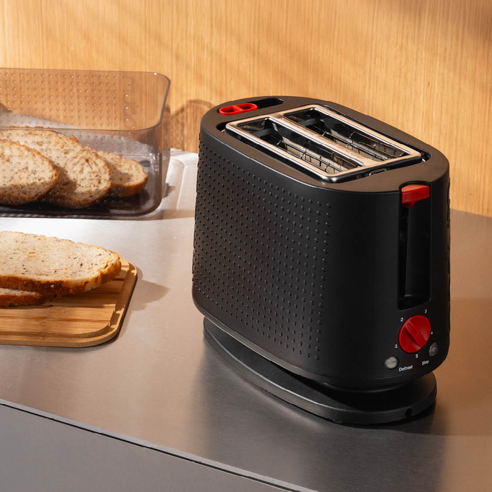 Bodum Bistro brødrister 2 skiver svart