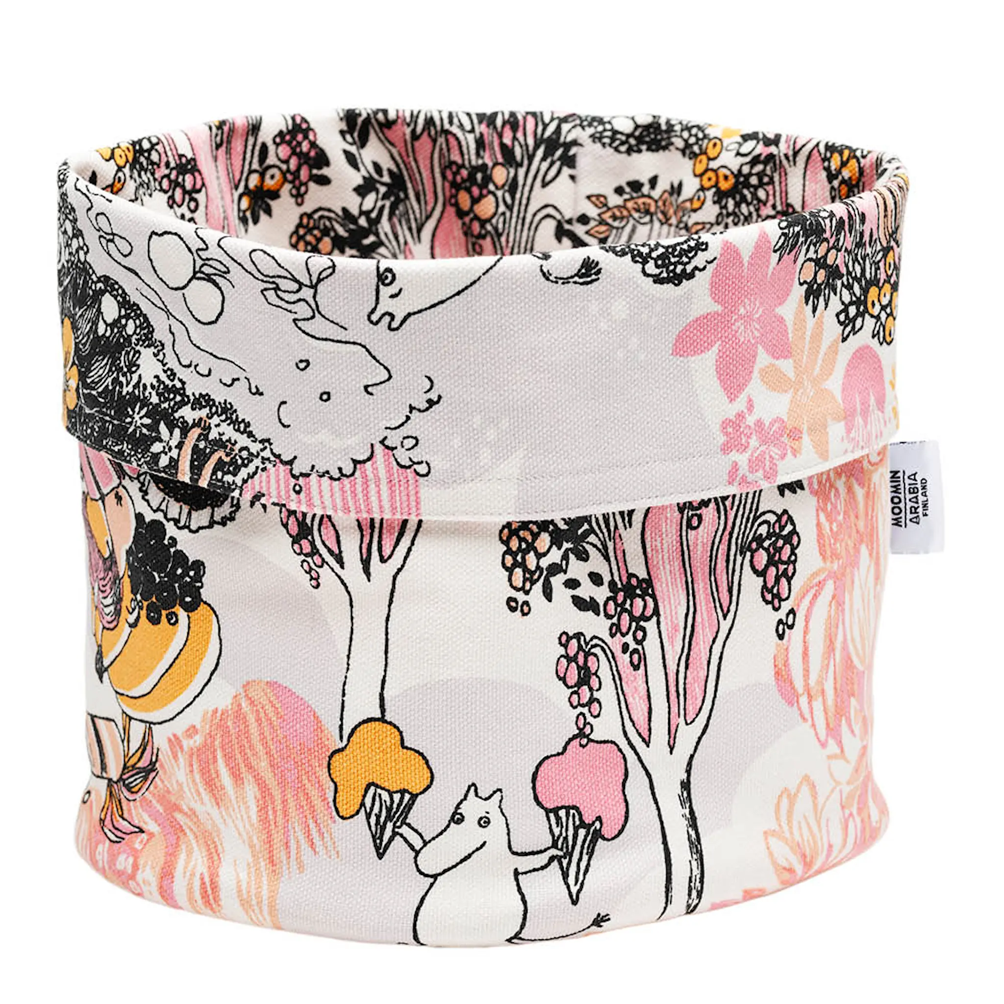 Moomin Arabia Mumin förvaringskorg 20 cm rosa