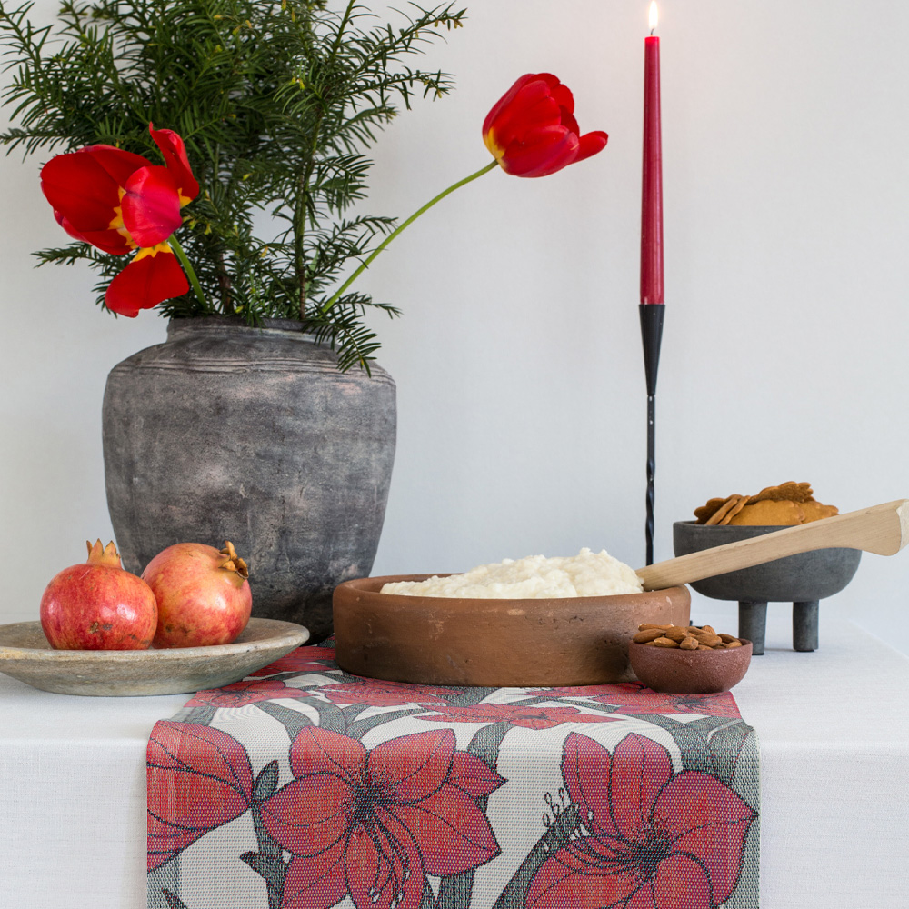 Ekelund Amaryllis Kaitaliina 35x120 Punainen