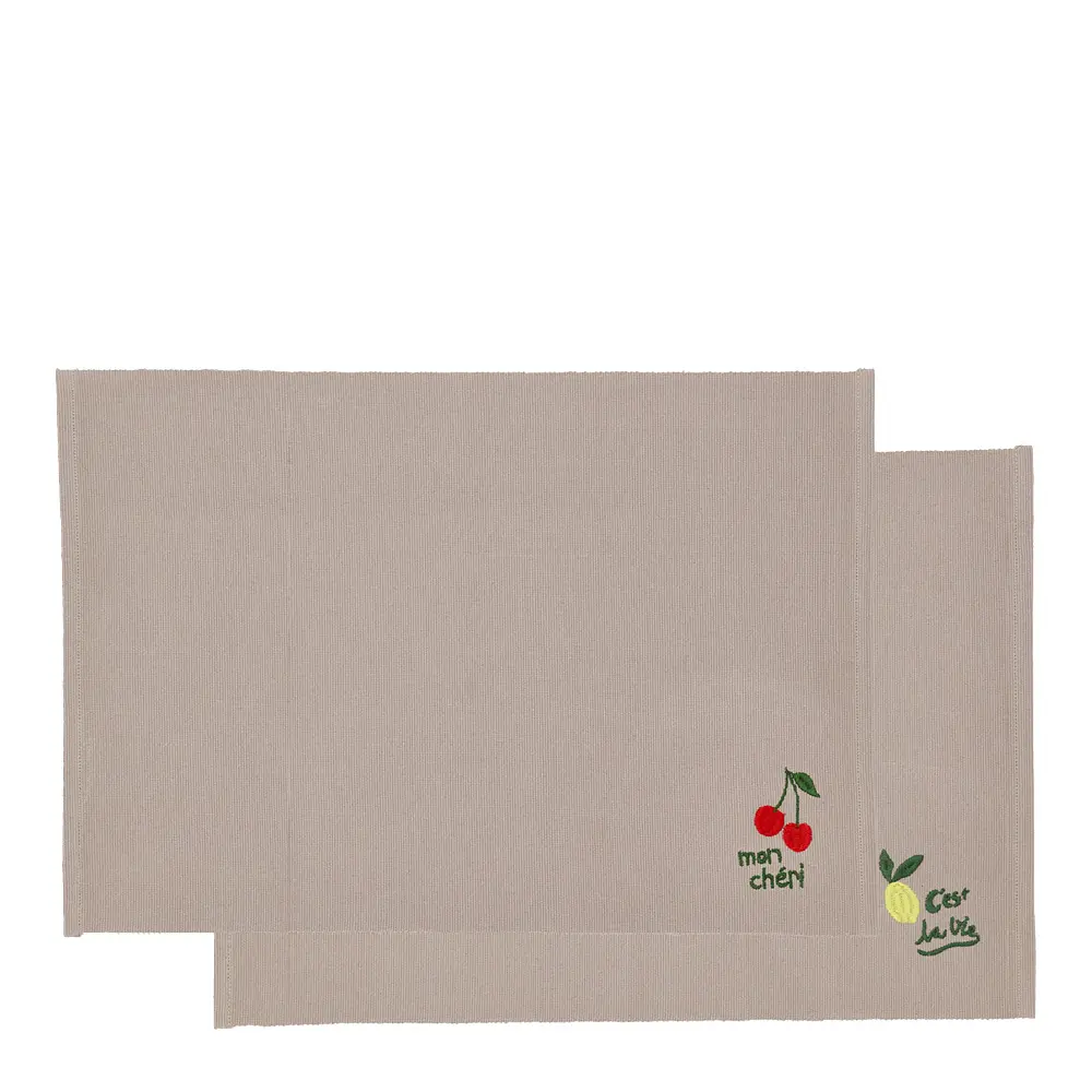 Bistro spisebrikke 33x48 cm 2 stk green