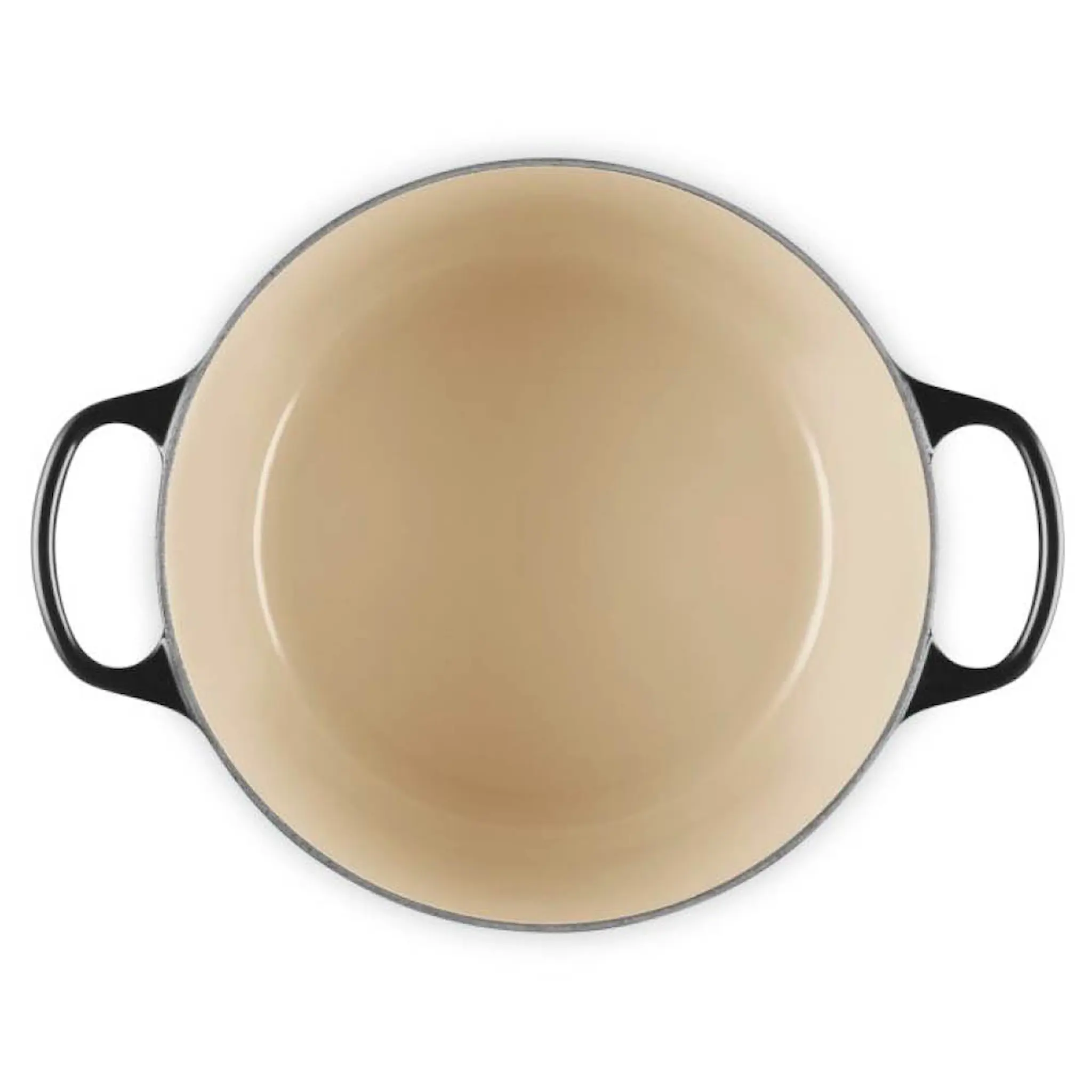 Le Creuset Signature støpejernsgryte dyp rund 6,3L 26 cm black/crucible knob