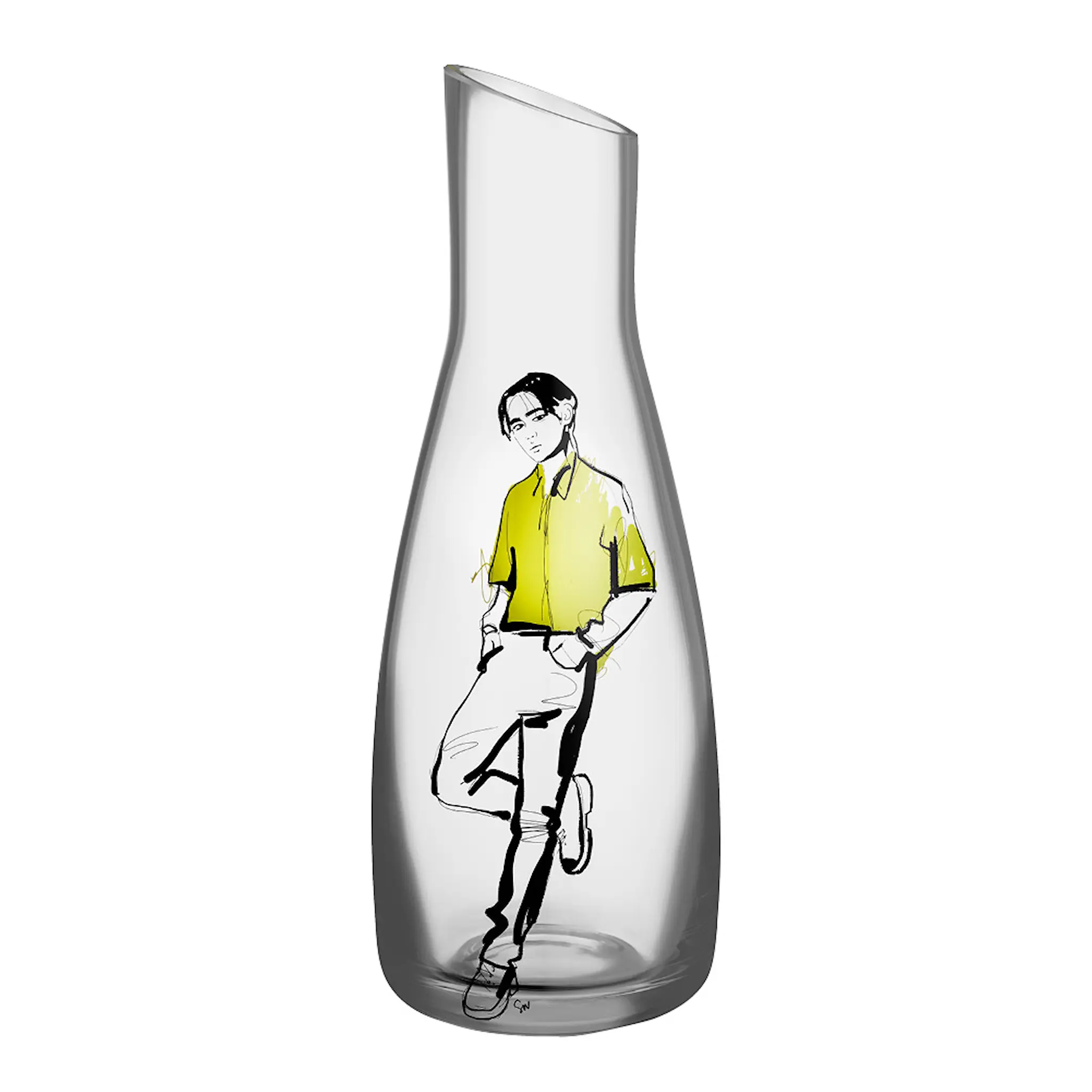 Kosta Boda All About You Welcome Him Karaff 1 L Yellow