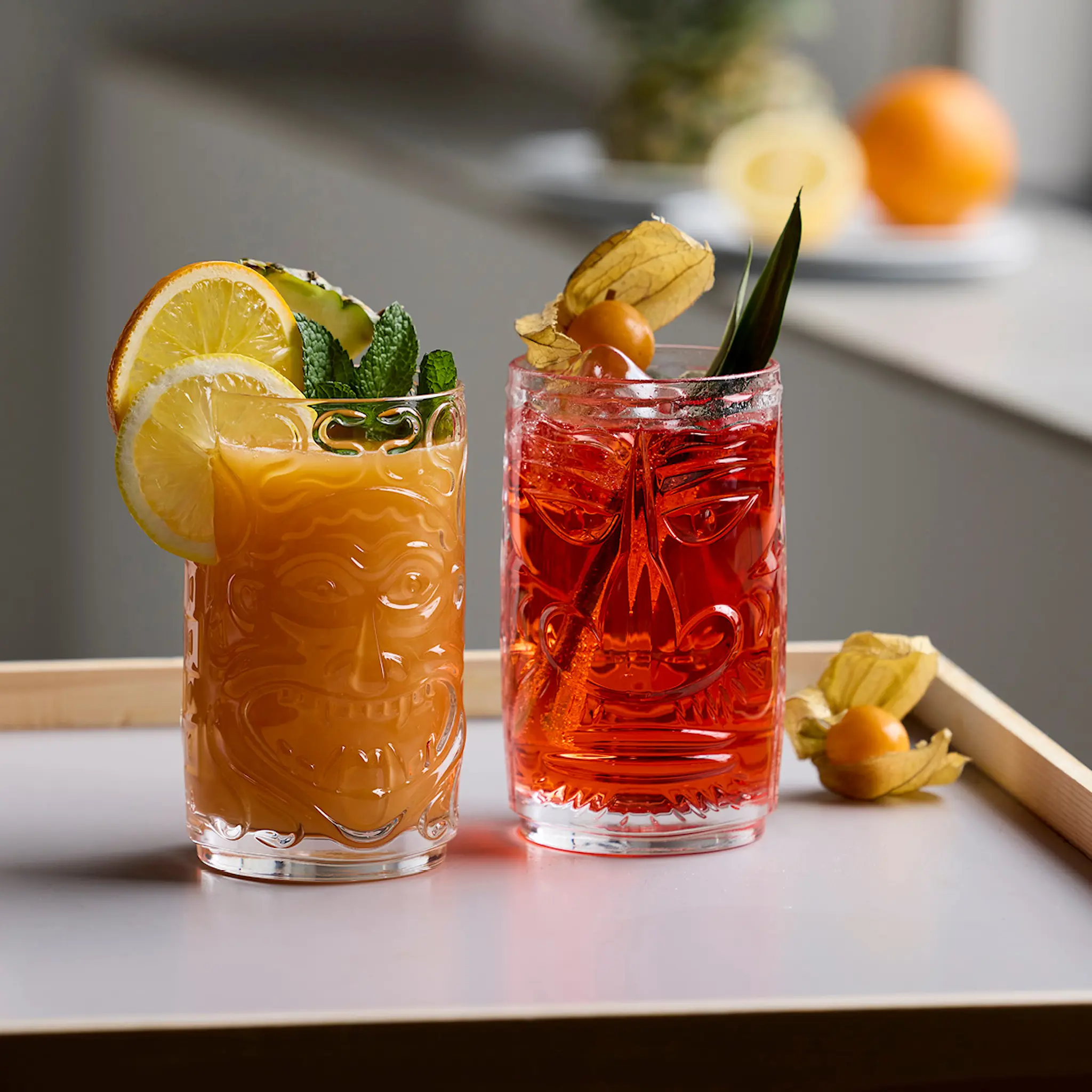 Lyngby Glas Tiki Cocktaillasi 45 cl 4 kpl Kirkas