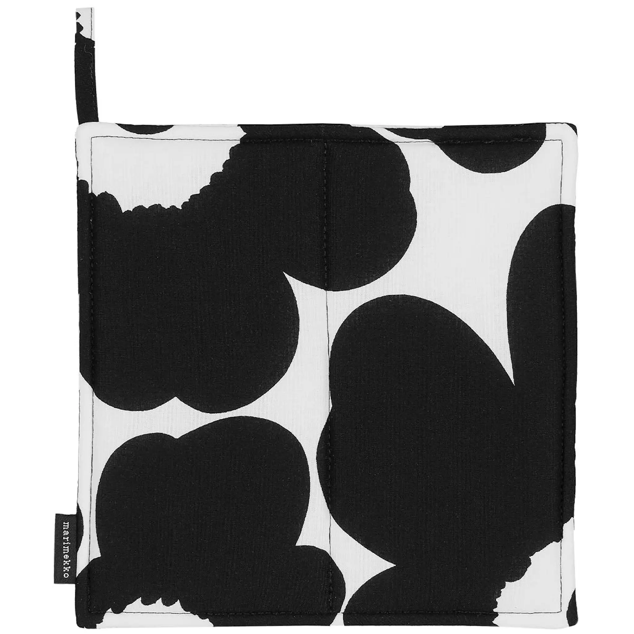 Marimekko Pieni Unikko Grytlapp Vit/Svart