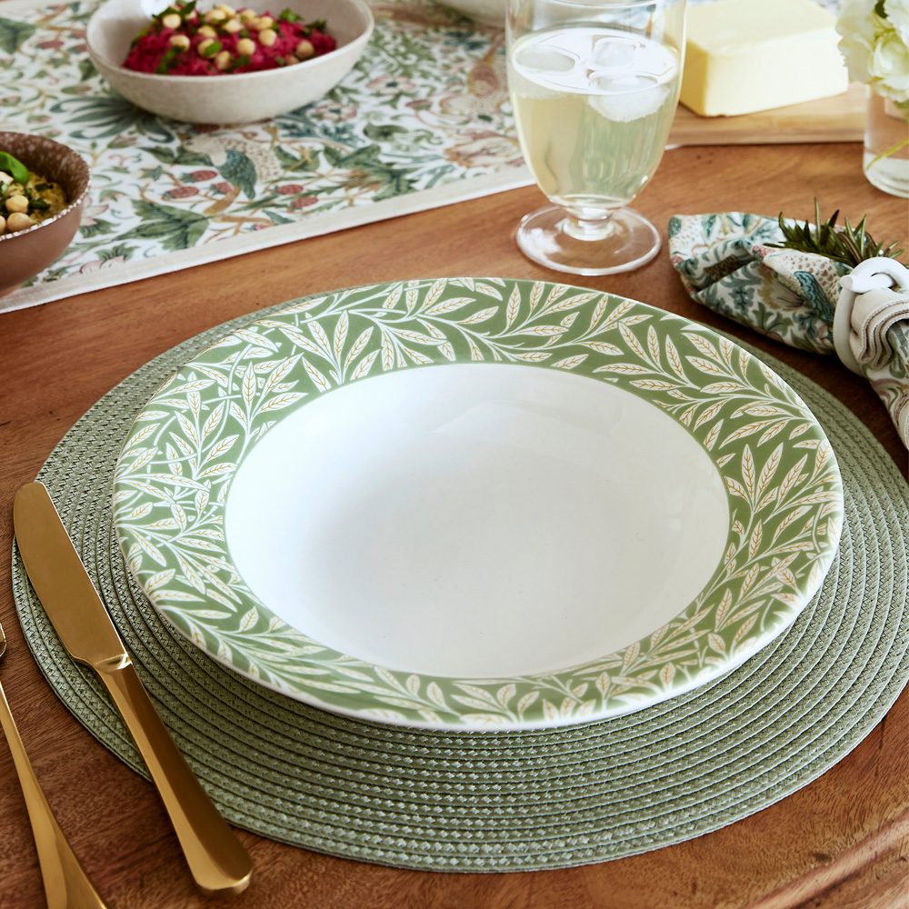 Spode Morris & Co Pastalautanen 26 cm Willow