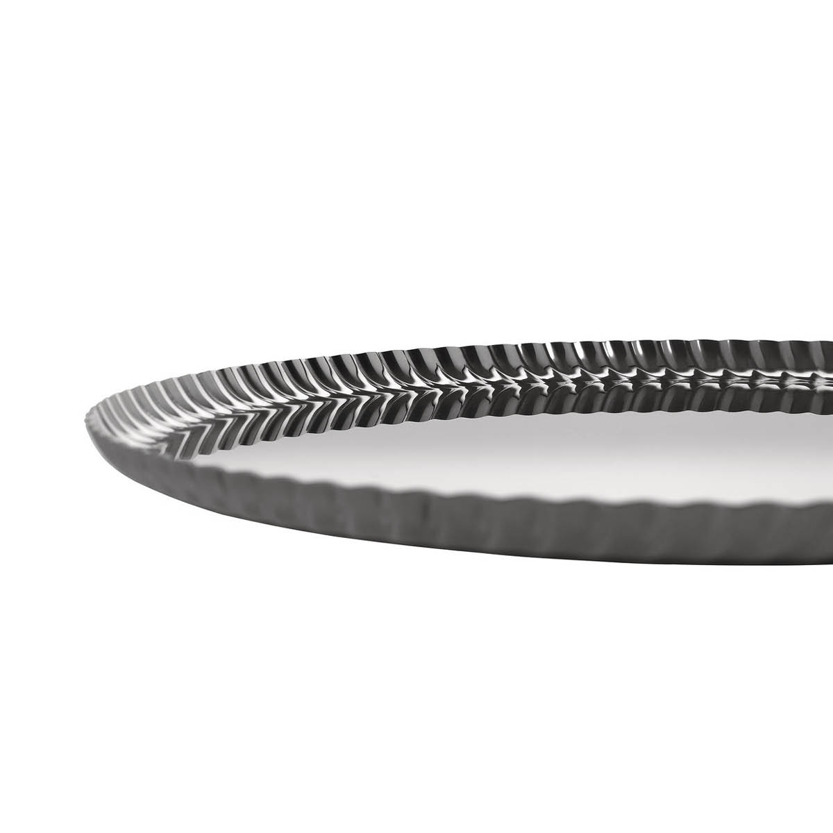 Alessi Pleats bricka 31 cm blankt stål