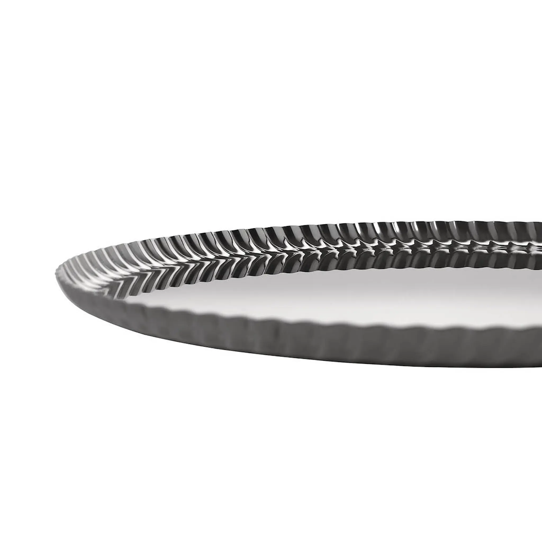 Alessi Pleats bricka 31 cm blankt stål
