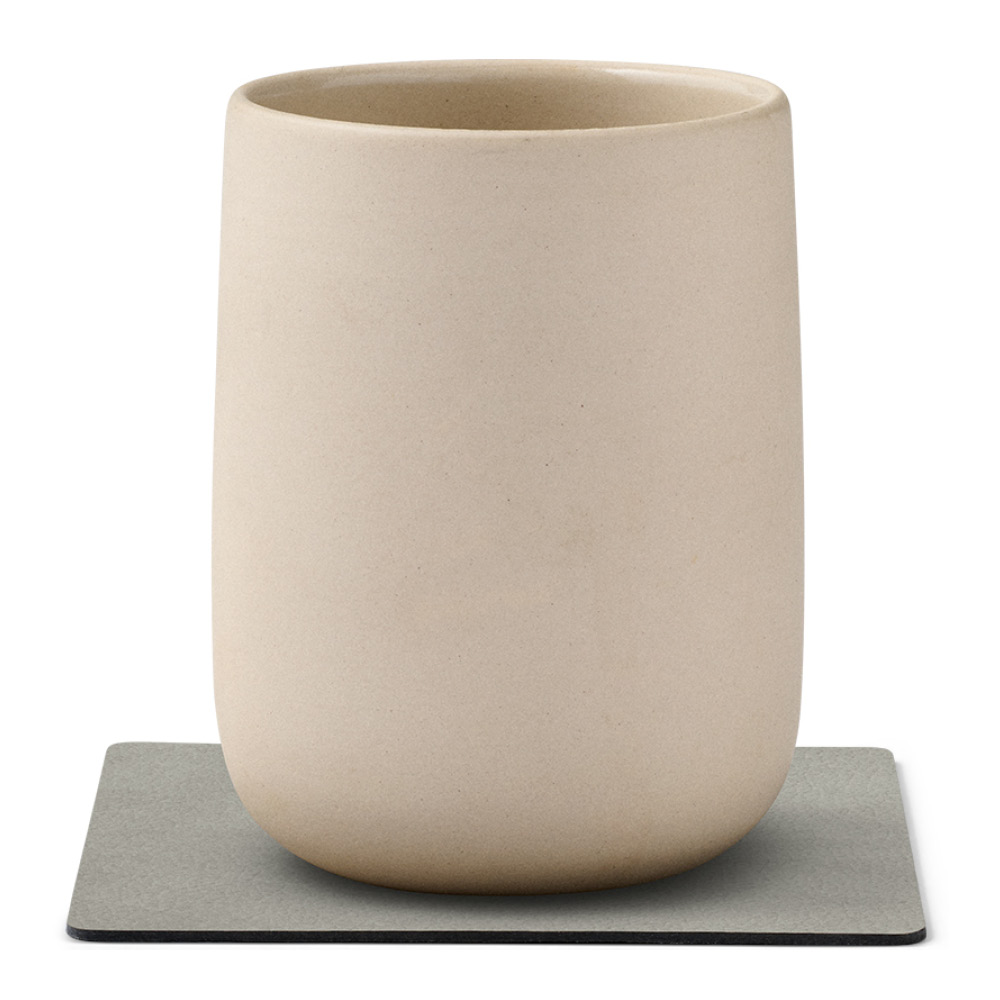 LIND DNA Square Nupo Lasinalunen 10x10 cm Light Grey