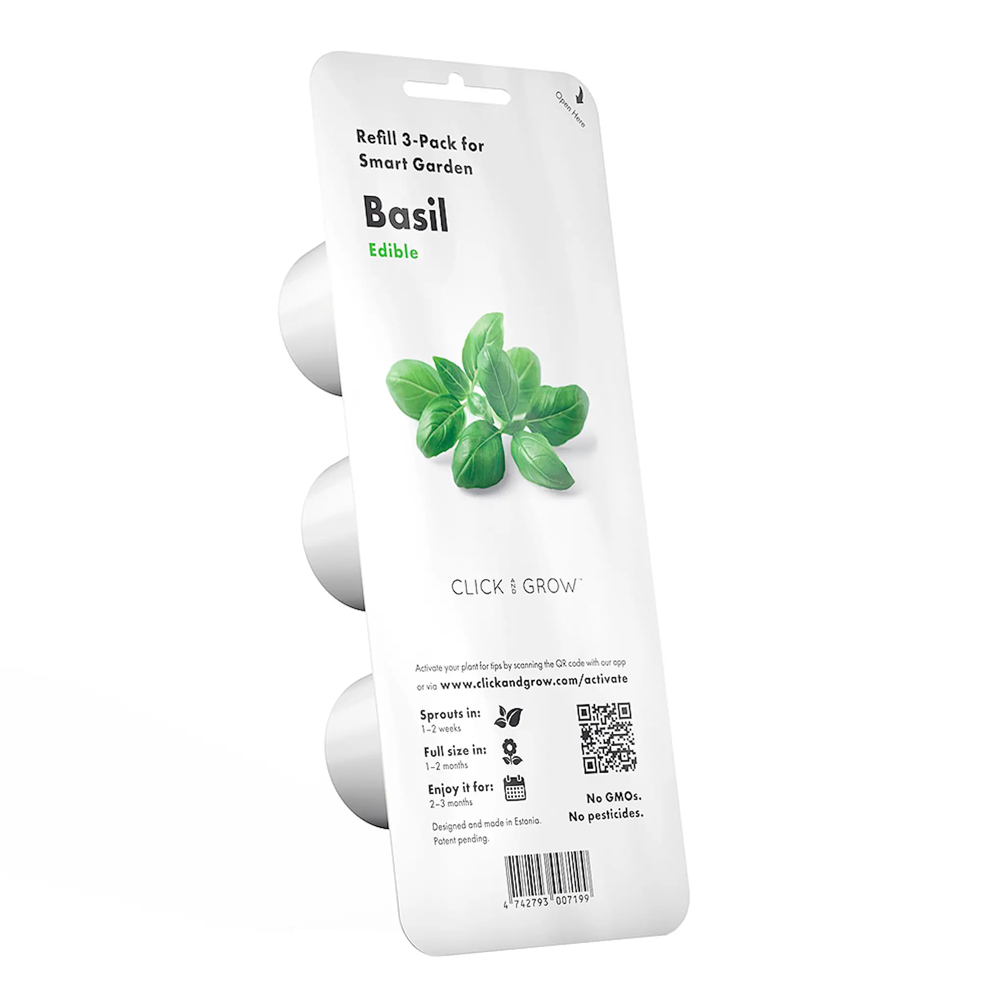 Click & Grow Smart Garden Refill 3-pack basilika