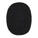 Bordstablett i pappersstrå 35x45 cm svart