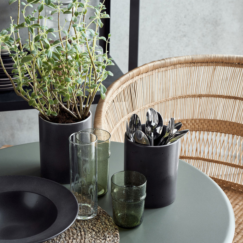 House Doctor Rustic Ruukku 15 cm Tummanharmaa