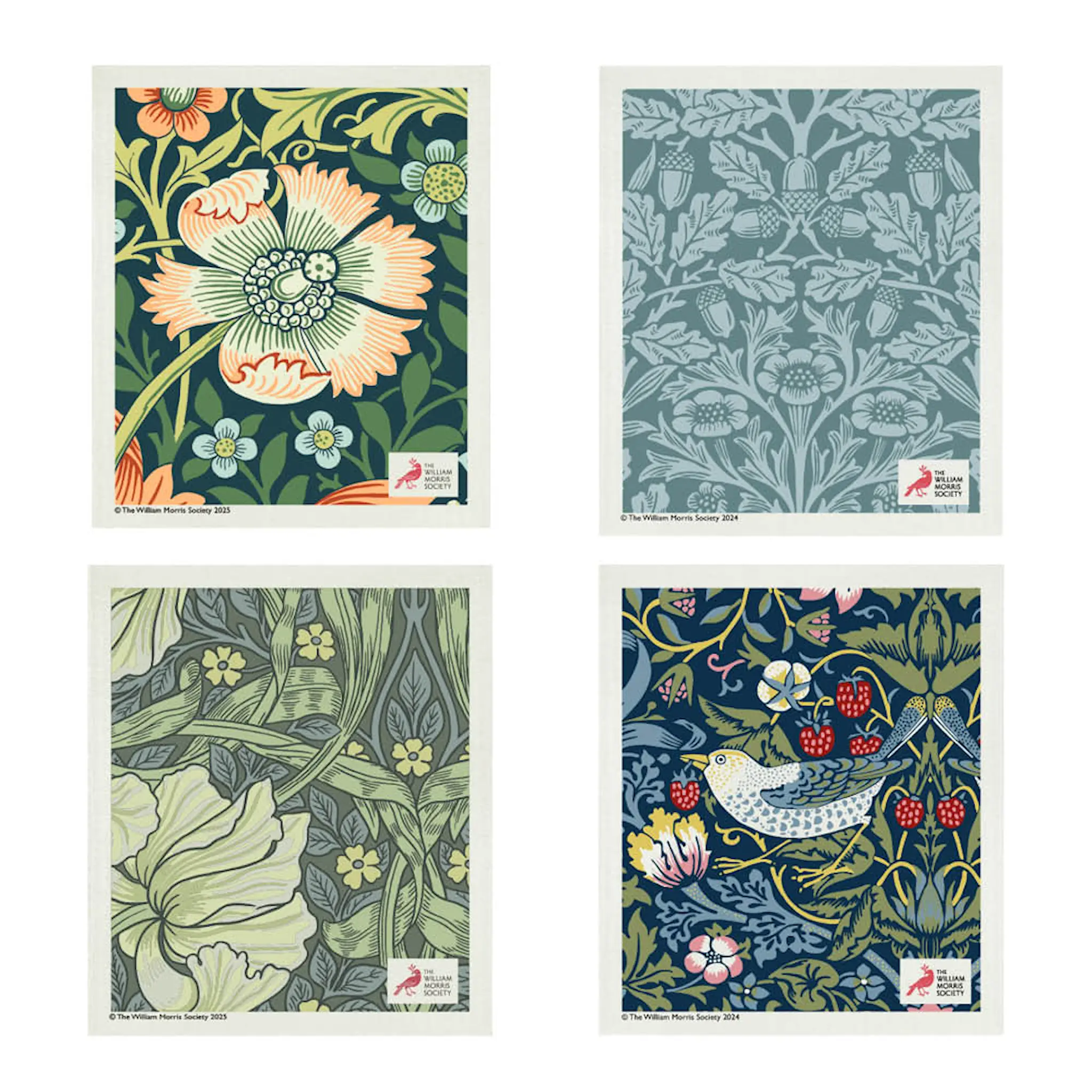 Citronelles William Morris disktrasa 4-pack Timeless elegance