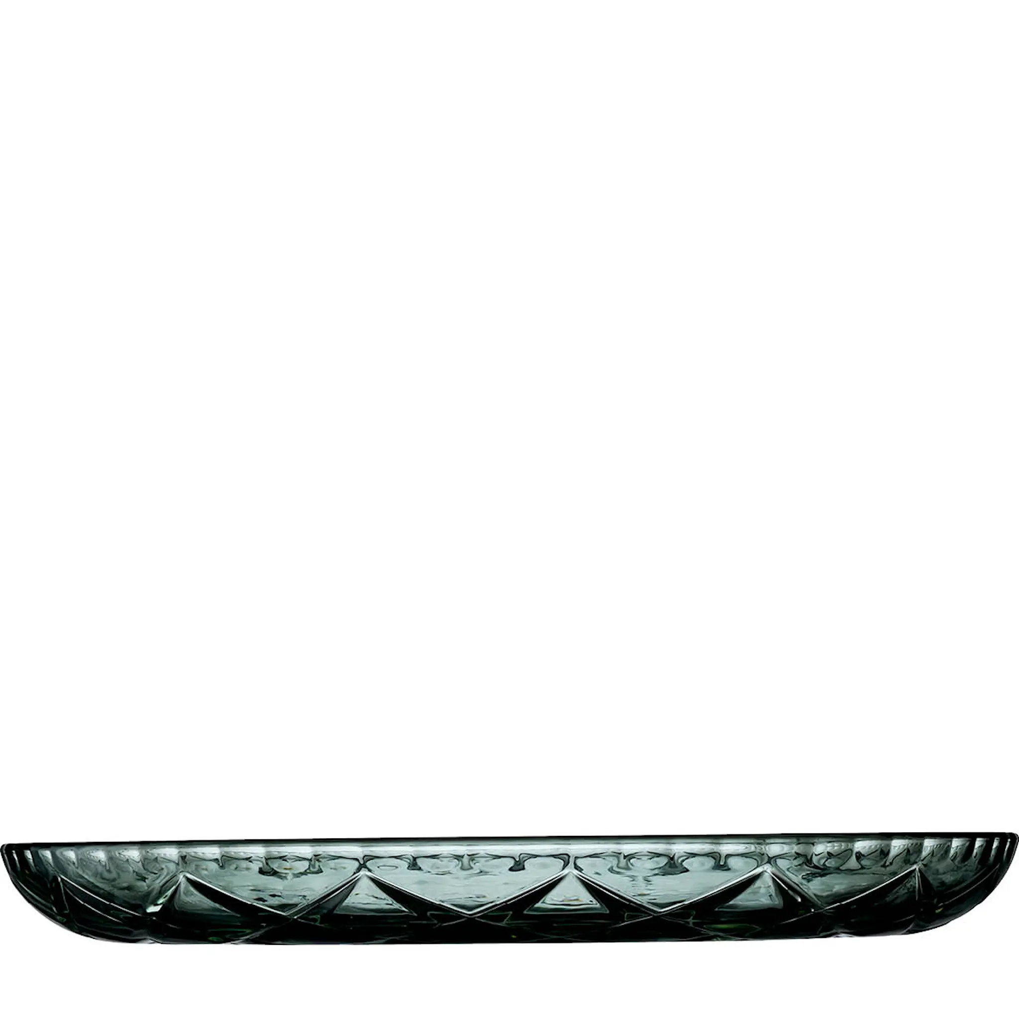 Lyngby Glas Sorrento Fat 30 cm Grön