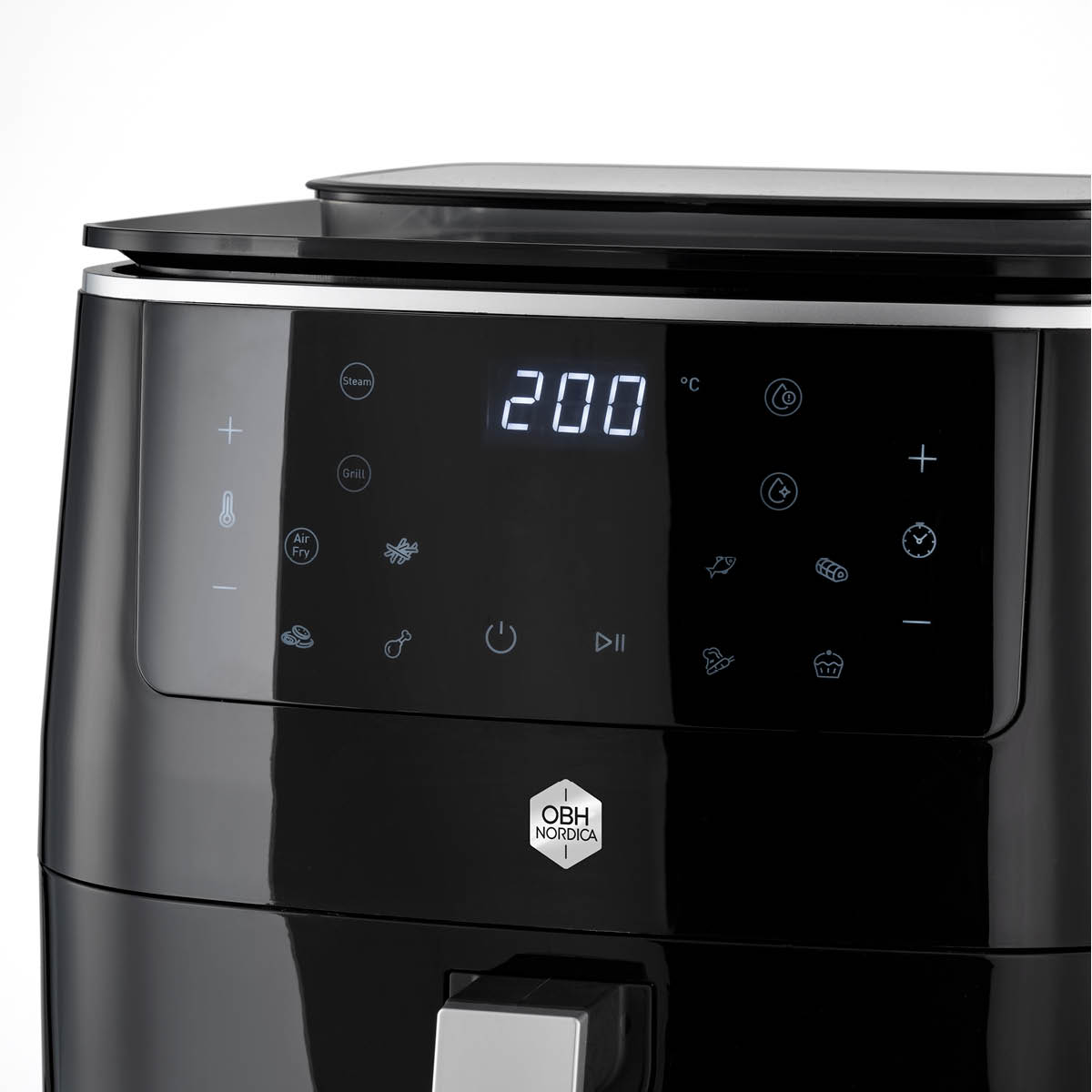 OBH Nordica Easy Fryer 3In1 Steam+ 6,5 L 1900W FW2018S0 svart