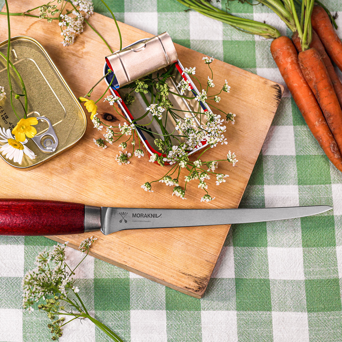 Morakniv Classic 1891 filékniv 18,8 cm röd