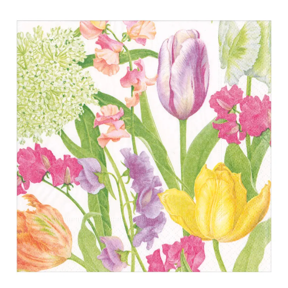 Spring Flower Show Servetti 33x33 cm 20 kpl