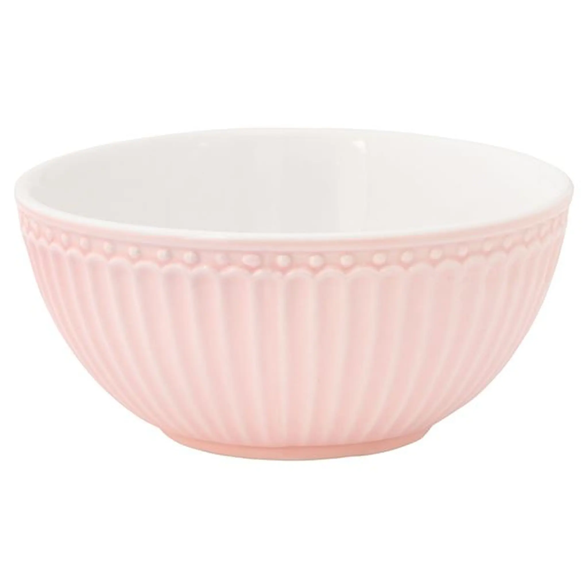 GreenGate Everyday Alice frukostskål 45 cl pale pink