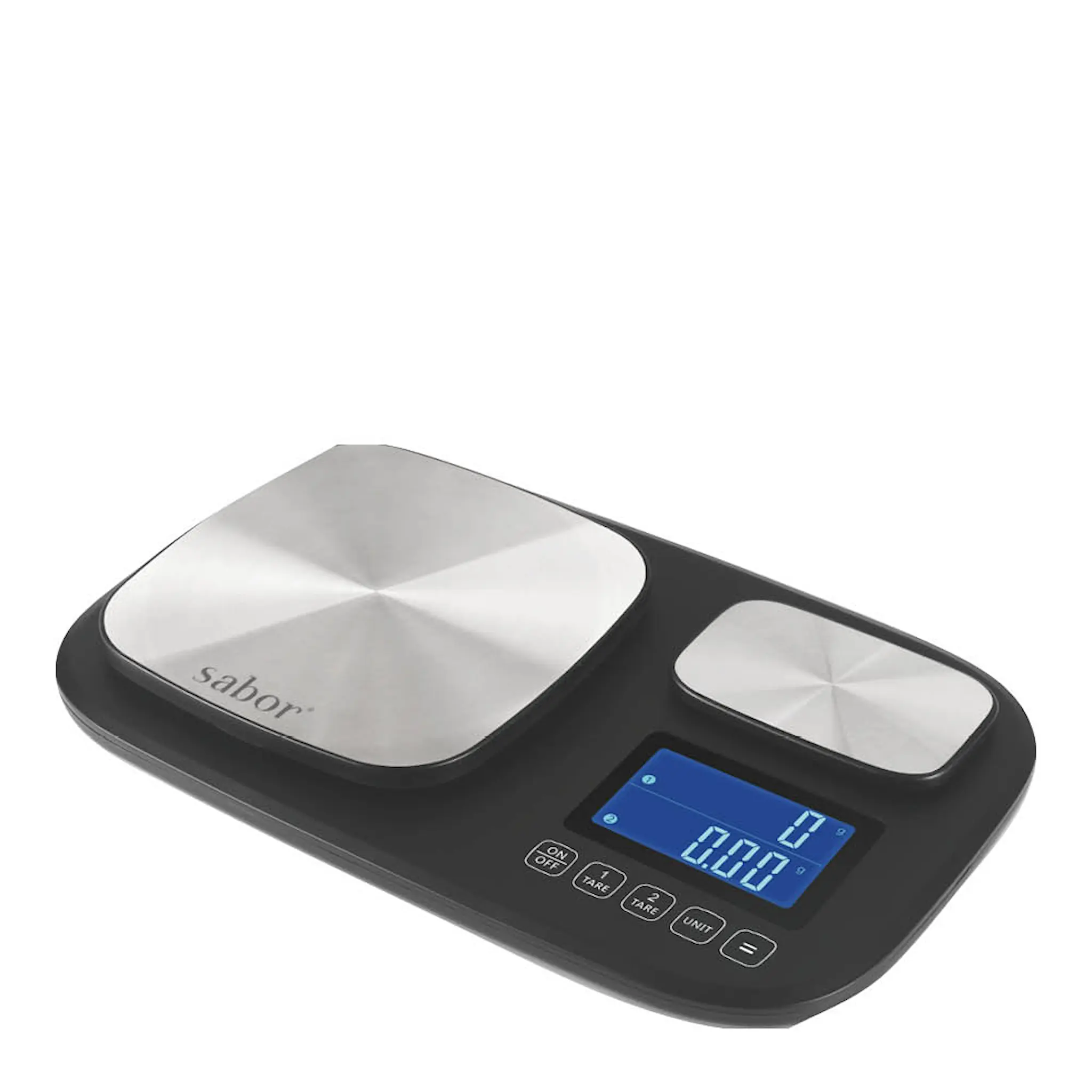 Sabor Ultimate kjøkkenvekt med to soner 0,2g–1kg + 1g–10kg