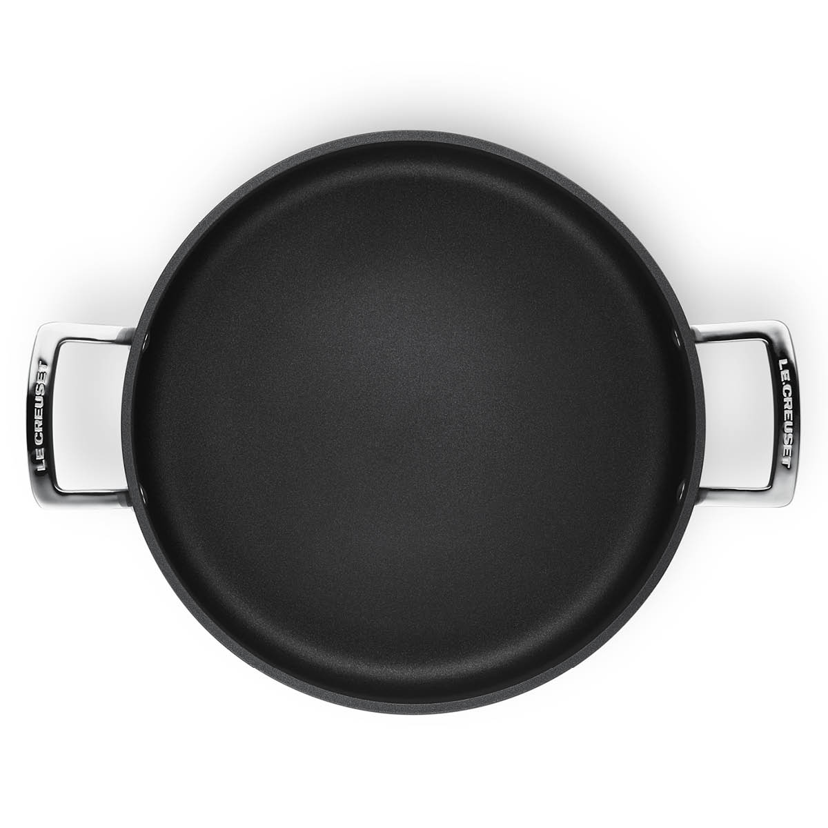 Le Creuset Toughened Non-Stick sauteusegryte m/glasslokk 5,4L 28 cm