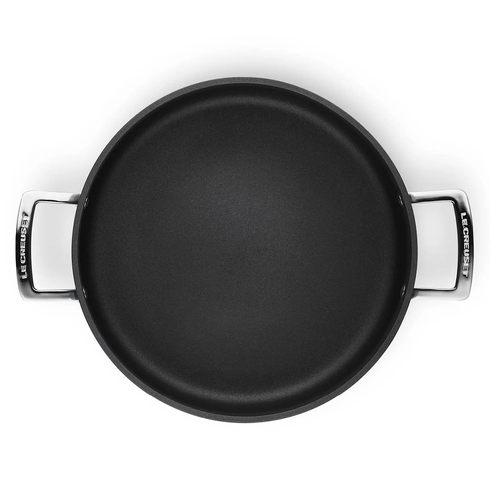 Le Creuset Toughened Non-Stick Sauteusegryta med glaslock 28 cm