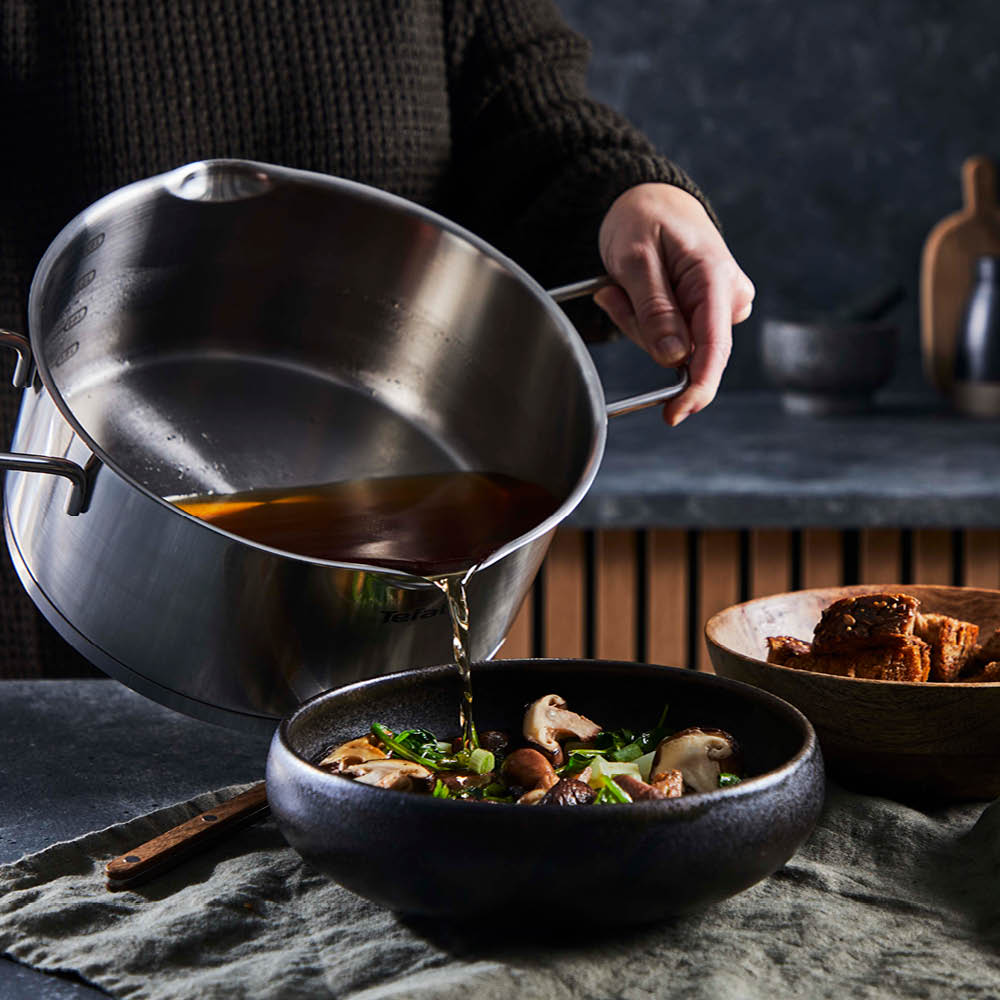 Tefal Nordica ångkastrull med ånginsats + lock 4,8 L 24 cm