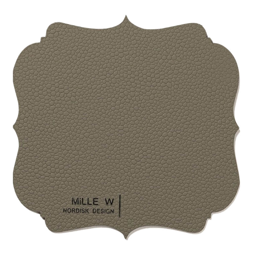MiLLE W NORDISK DESIGN - Vintage Lasinalunen 12x12 cm Harmaa