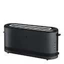 KitchenMinis brödrost 2 skivor lång öppning 900W svart