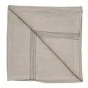 Livia tygservett 45x45 cm beige/svart