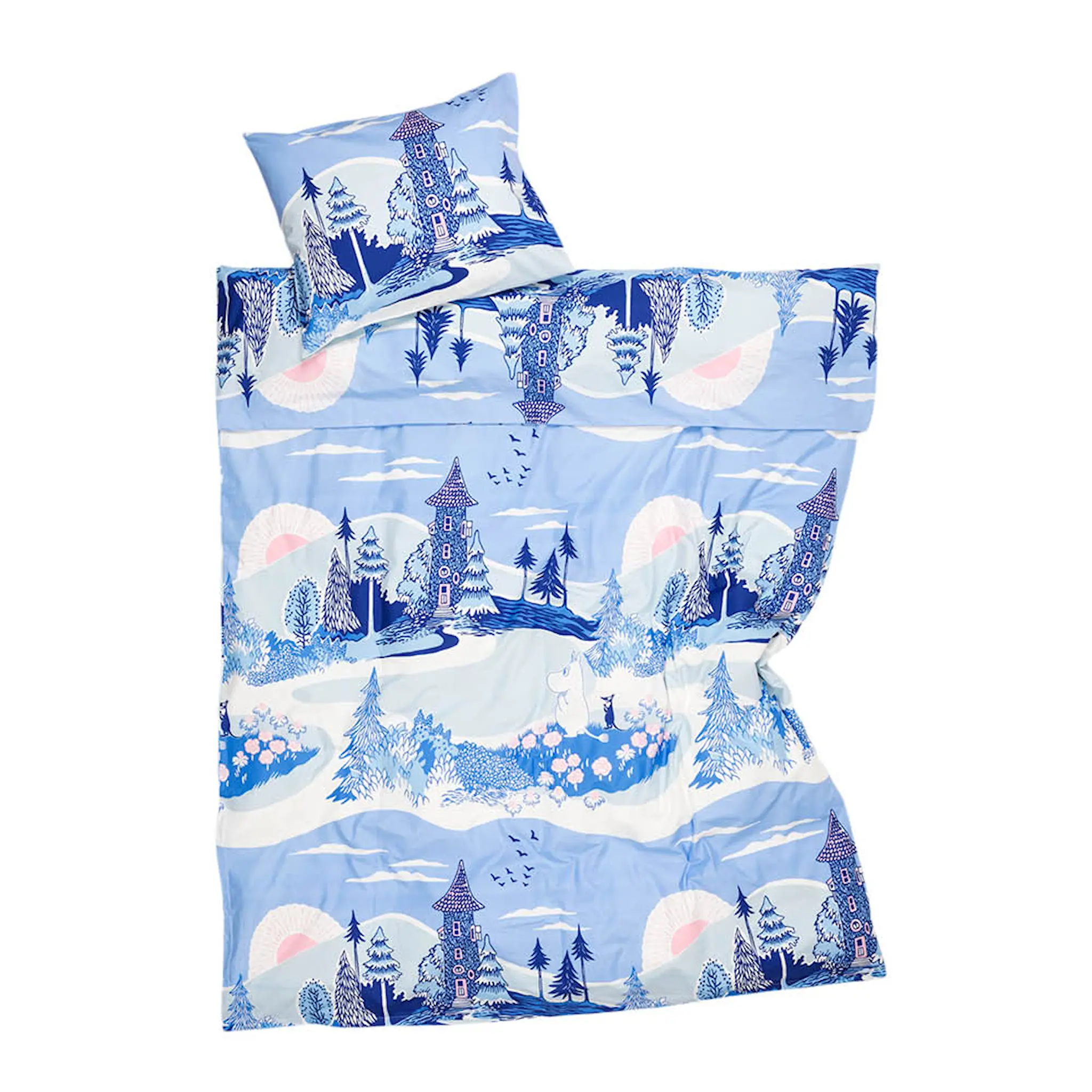 Moomin Arabia Mumin bäddset 150x210 Äntligen hemma