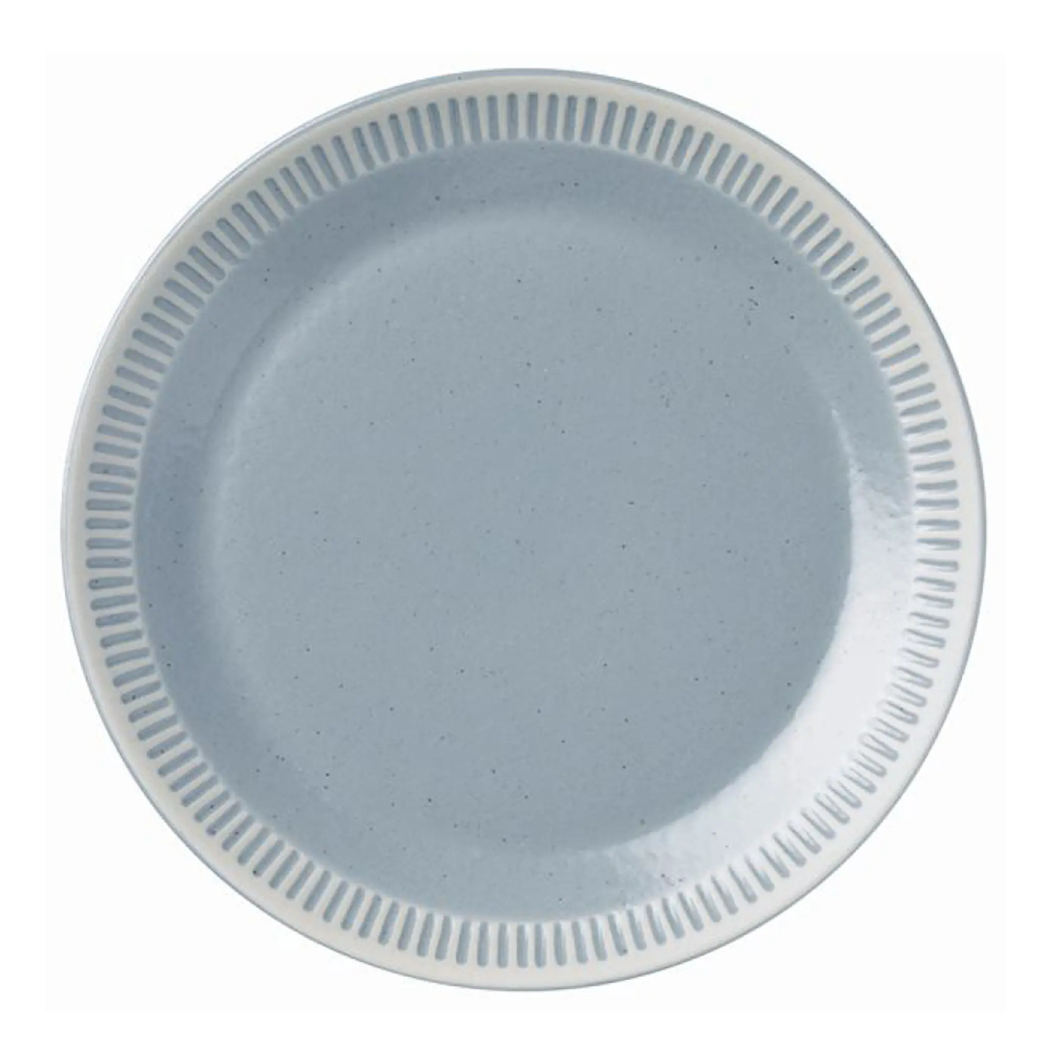 Knabstrup Keramik Colorit Tallrik 19 cm Grå