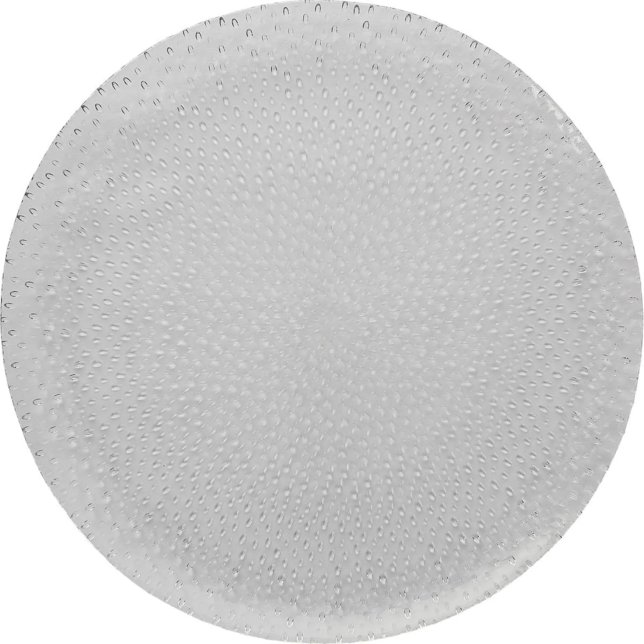 Aida Raw Glass Bead Middagstallrik 27 cm Klar