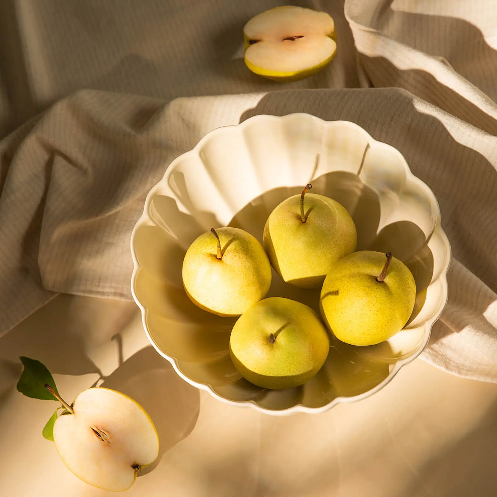 Stiernholm Lotus salladsskål 2,2 L creme