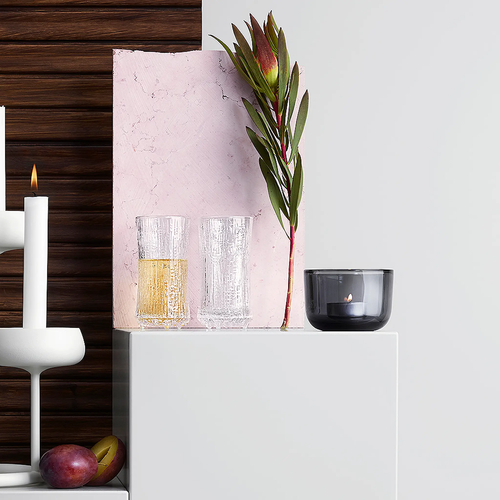 iittala Valkea Ljuslykta 6 cm Grå