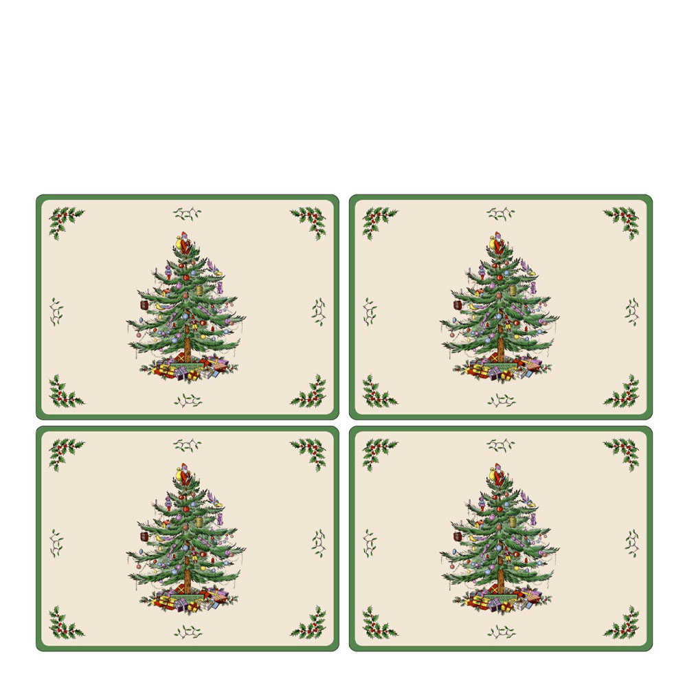 Pimpernel - Christmas Tree Pöytätabletti 30x40 cm 4 kpl