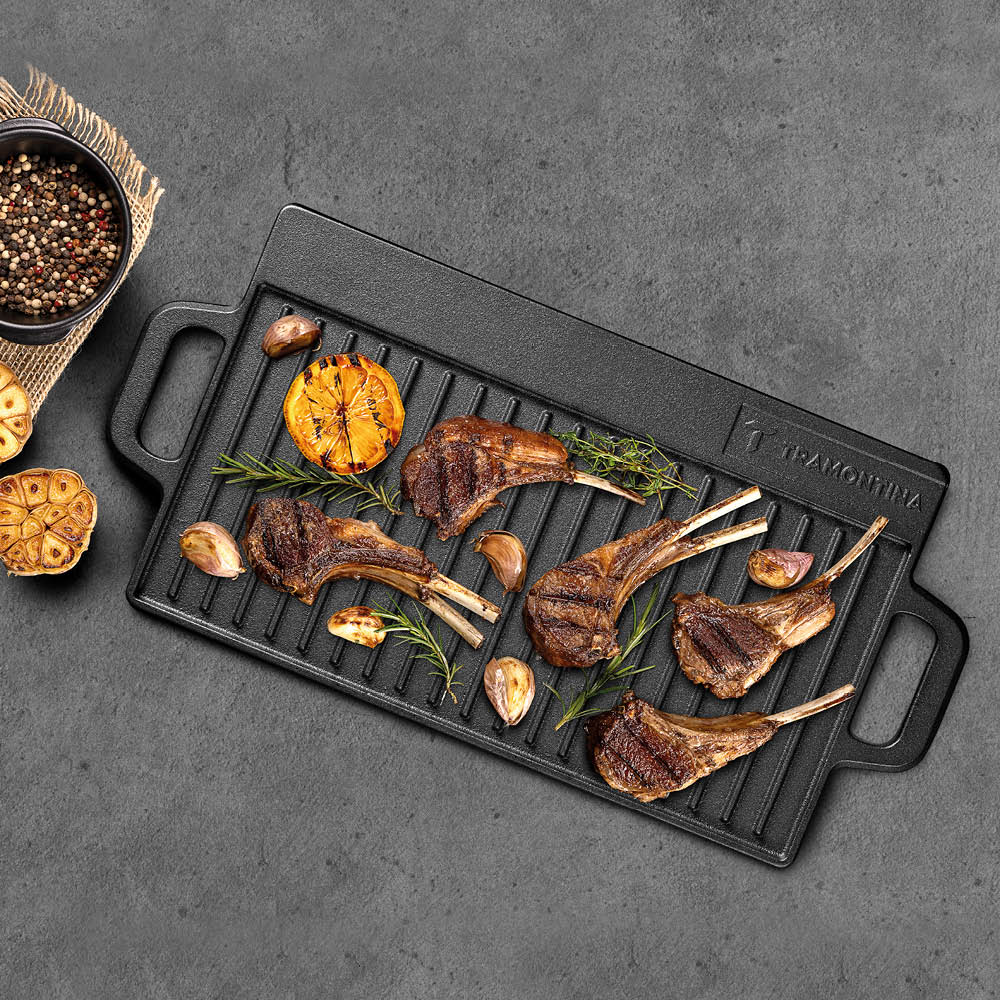 Tramontina Fargo grillplate 37 cm svart