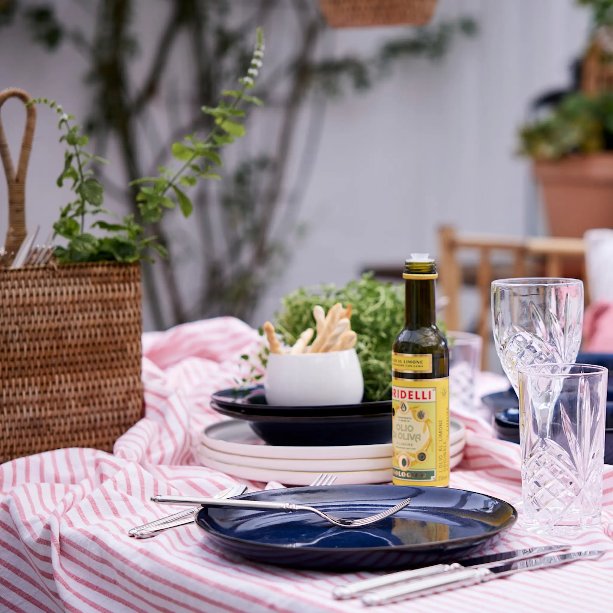 Lene Bjerre Norah Säilytin 38 cm Luonnonväri