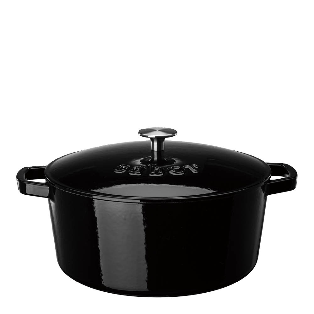 Sabor Gjutjärnsgryta 6,7 L svart