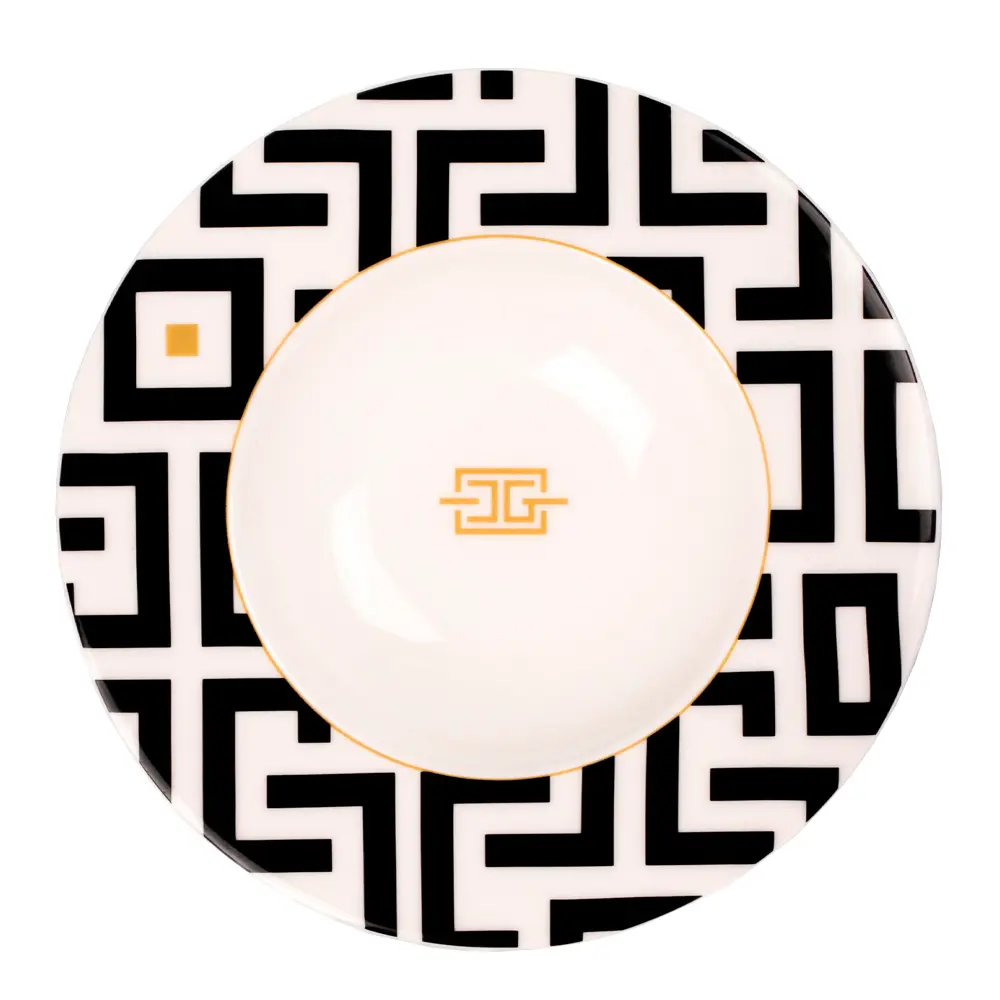 DECO Black Syvä lautanen 24 cm